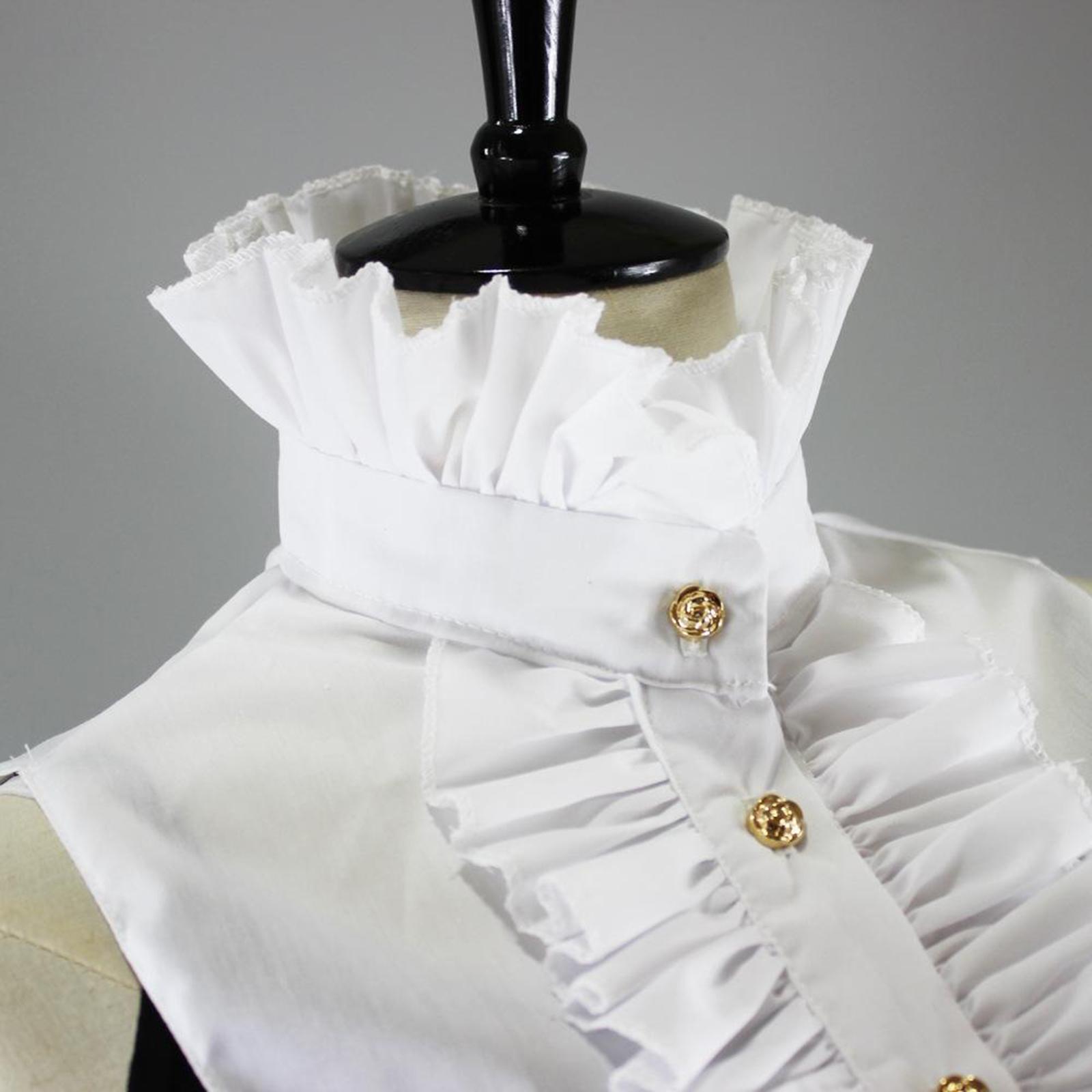 Shirts - Cotton White Fake Collar for Women