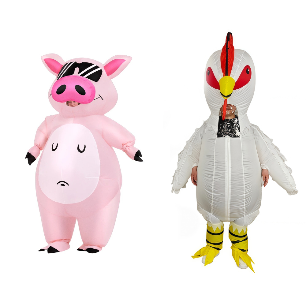 Cartoon Animal Piglet Inflatab - Suits 评论和价格