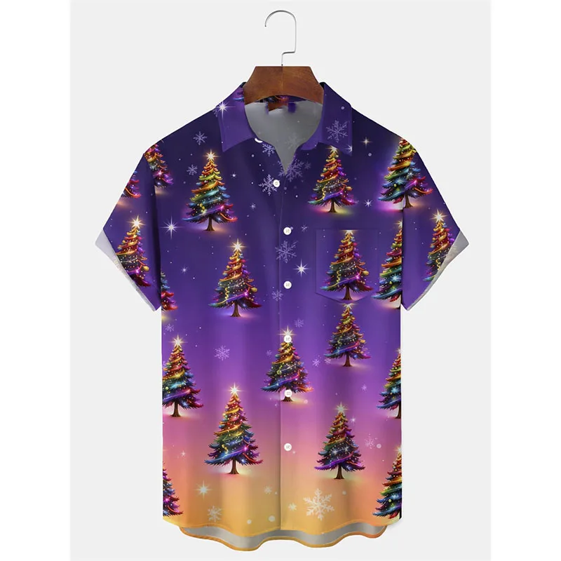Men Christmas Hawaiian Shirt S - Vintage Hawaiian Floral Shirt 评论和价格