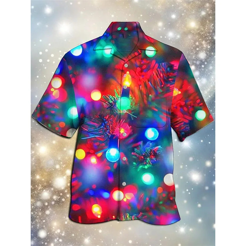 Men Christmas Hawaiian Shirt S - Vintage Hawaiian Floral Shirt 评论和价格