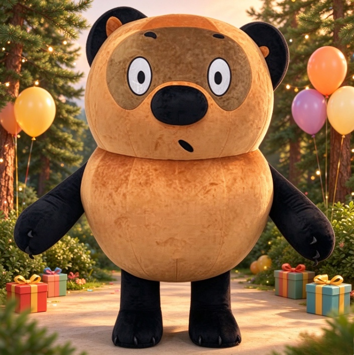 Brown Black Bear Inflatable Ma - Suits 评论和价格