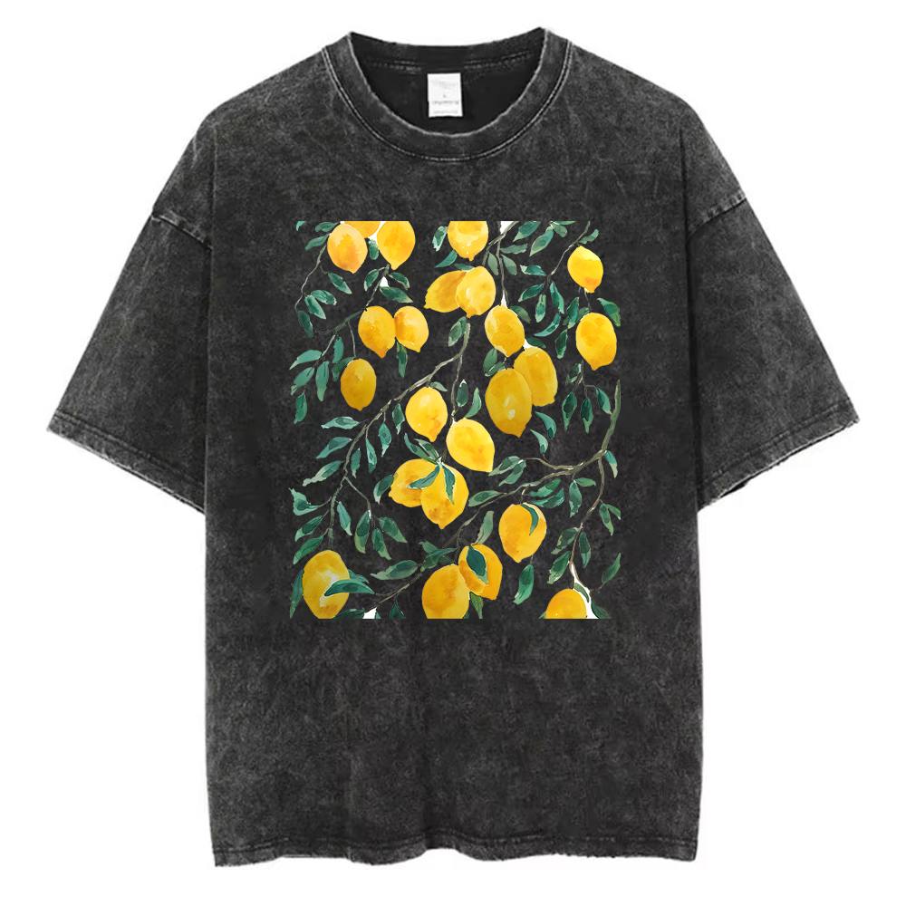 Vintage Washed Cotton T-Shirt  - Acid Wash Vintage Graphic T Shirt 评论和价格