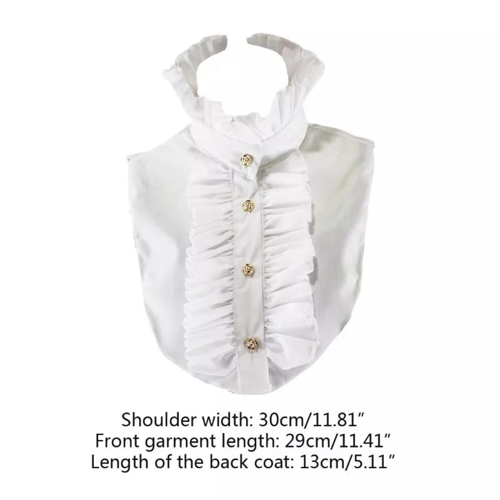 Cotton White Fake Collar for W - Shirts 评论和价格