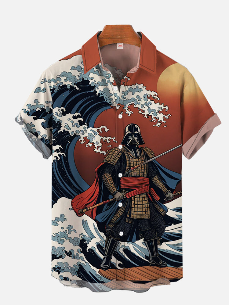 2024 Fashion Ukiyo-E Tropical  - Vintage Hawaiian Floral Shirt 评论和价格