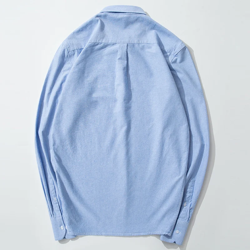 2024 Men's Long Sleeve Dress S - Oxford Cotton Casual Shirt Business 评论和价格