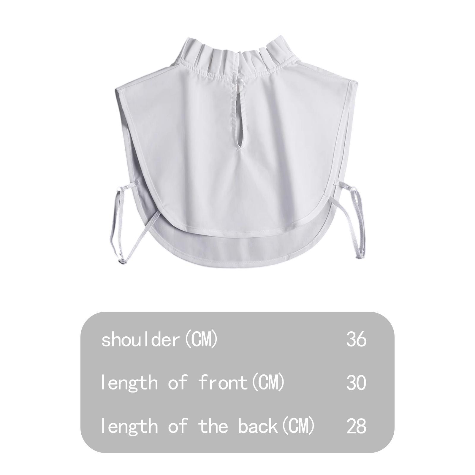 Versatile Decorative Fake Coll - Shirts 评论和价格
