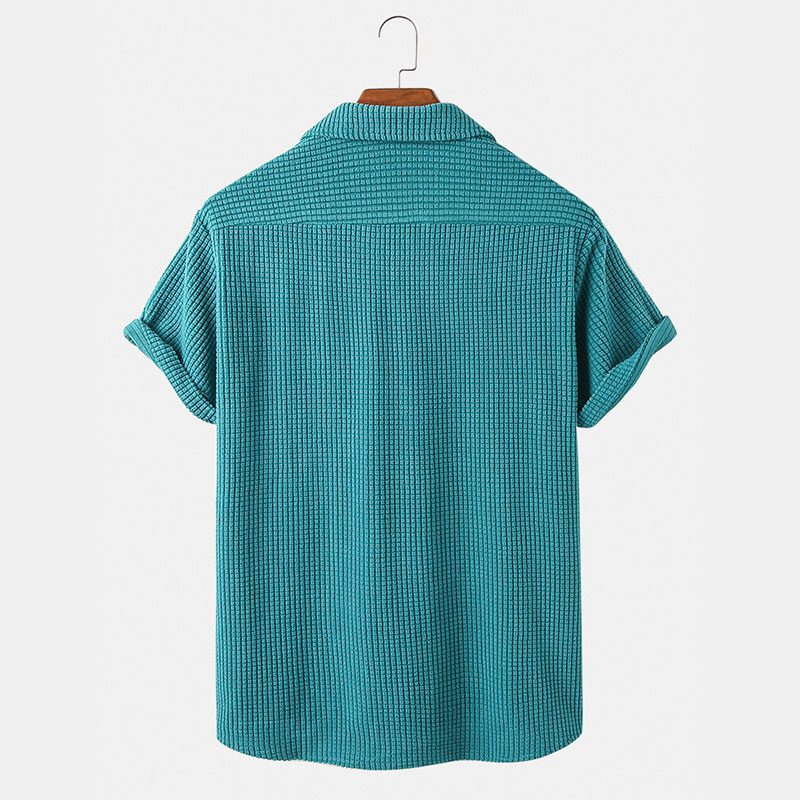 Summer Clothing Men's Luxury C - Corduroy Button Up Shirt Men 评论和价格