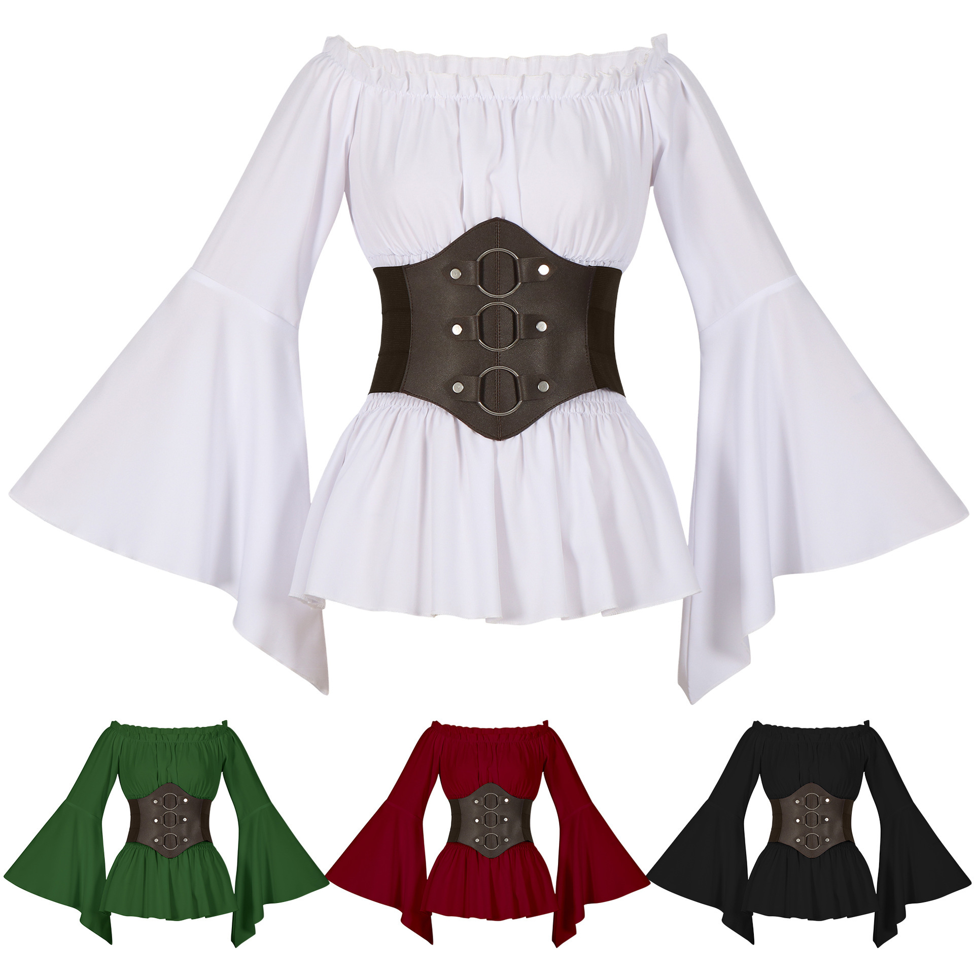 Medieval Victorian Pirate Shir - Shirts 评论和价格